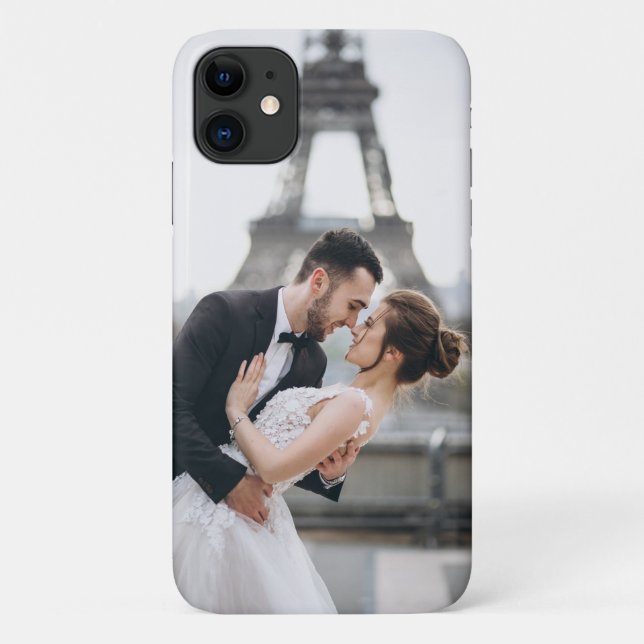 Capa Para iPhone 11 Adicionar Sua Própria Foto Personalizada | Casamen (Verso)