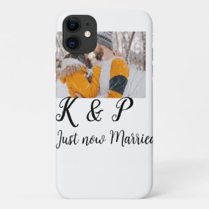 Capa Para iPhone 11 adicione foto do casal agora mesmo casado adicione