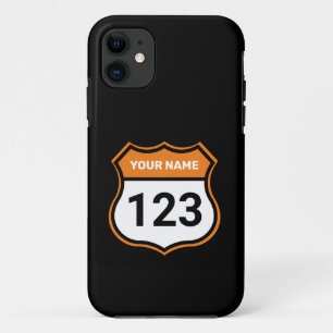 Capa Para iPhone 11 Adicione o nome do seu número de identificação lar