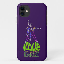 Capa Para iPhone 11 Adoro o iPhone / iPad do Ballroom Dance