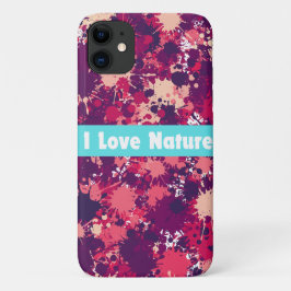 Capa Para iPhone 11 Adoro Tipografia Natureza Arte Gráfica