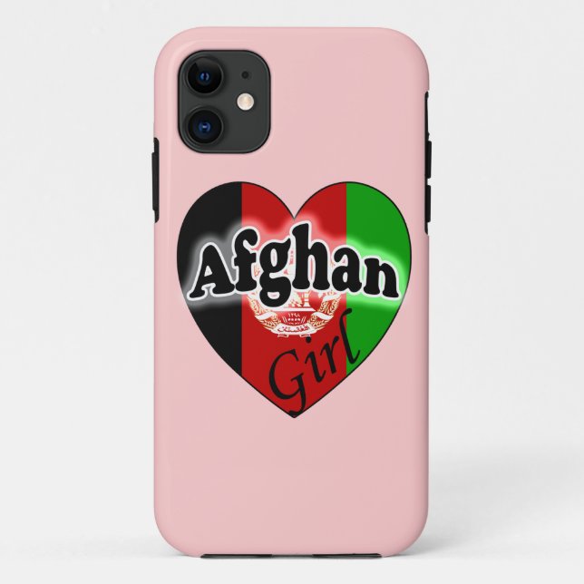 Capa Para iPhone 11 Afghan Girl (Verso)