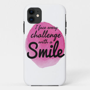 Capa Para iPhone 11 afirmações de autoamor e autoaceitação