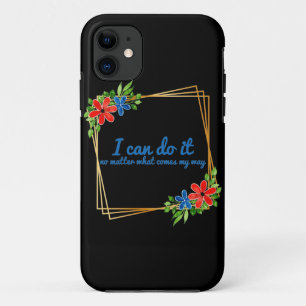 Capa Para iPhone 11 afirmações positivas sobre o trabalho