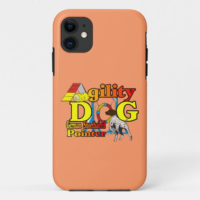 Capa Para iPhone 11 Agilidade do ponteiro abreviado alemão (Verso)