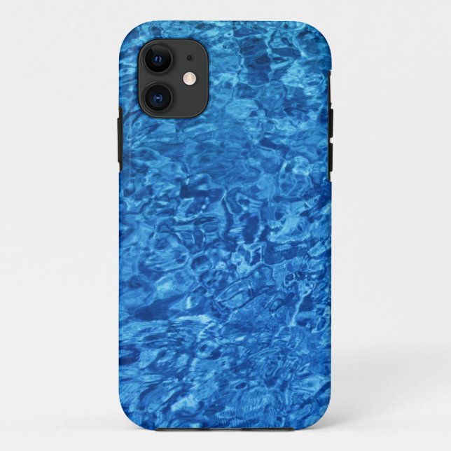 Capa Para iPhone 11 Água Azul (Verso)