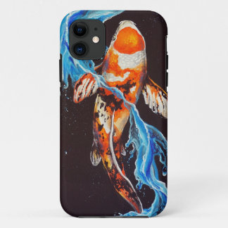 Capa Para iPhone 11 Água Koi