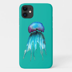 Capa Para iPhone 11 Água-viva colorida aquática moderna e colorida