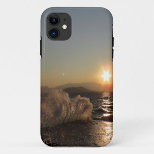 Capa Para iPhone 11 Água-viva na Croácia belo pôr do sol