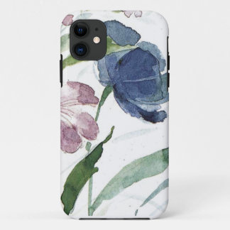 Capa Para iPhone 11 aguarela floral