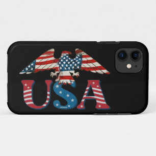 CAPA PARA iPhone 11 ÁGUIA AMERICANA DOS EUA                           
