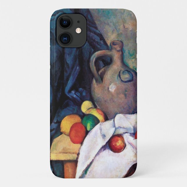 Capa Para iPhone 11 Ainda com Frutas, Paul Cezanne (Verso)