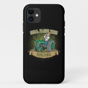 Capa Para iPhone 11 Ainda jogos com tratores verdes