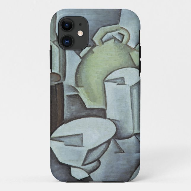 Capa Para iPhone 11 Ainda vida com uma garrafa do vinho e de um (Verso)