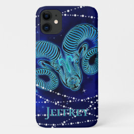 Capa Para iPhone 11 Aires no azul escuro II