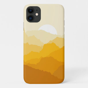 Capa Para iPhone 11 Alarme amarelo e laranja