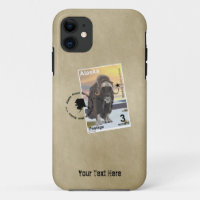 Alaska Muskox Postage Stamp Souvenir