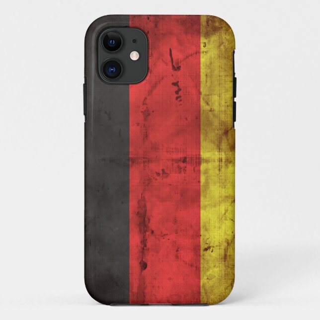 Capa Para iPhone 11 Alemanha Flagge (Verso)