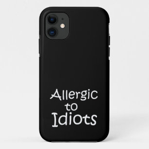 Capa Para iPhone 11 Alergia a idiotas