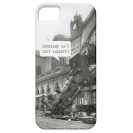 Capa Para iPhone 11 Alguém Chame o Trem Catástrofe do Suporte Técnico