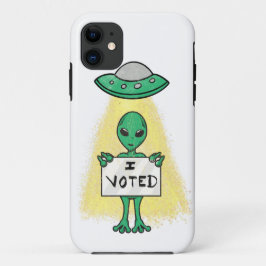 Capa Para iPhone 11 Alienígena - Votei
