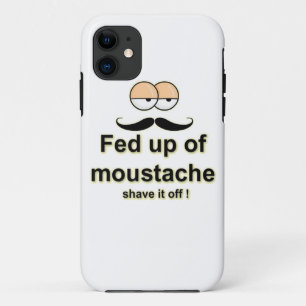 Capa Para iPhone 11 Alimente o bigode, rasgue-o