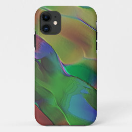 Capa Para iPhone 11 Alivios com predominância de verde e amarelo