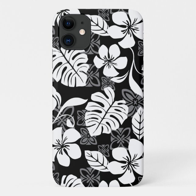 CAPA PARA iPhone 11 ALOHA SEXTA-FEIRA (NEGRO E CINZA) (Verso)