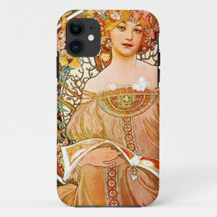Capa Para iPhone 11 Alphonse Mucha Dreaming (Reverie)