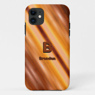Capa Para iPhone 11 Alterar o Nome da Adição Inicial Raspa Suave