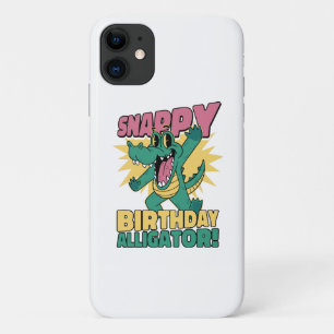 Capa Para iPhone 11 Amante de Jacaré Engraçado e Jacaré de Crocodilo d