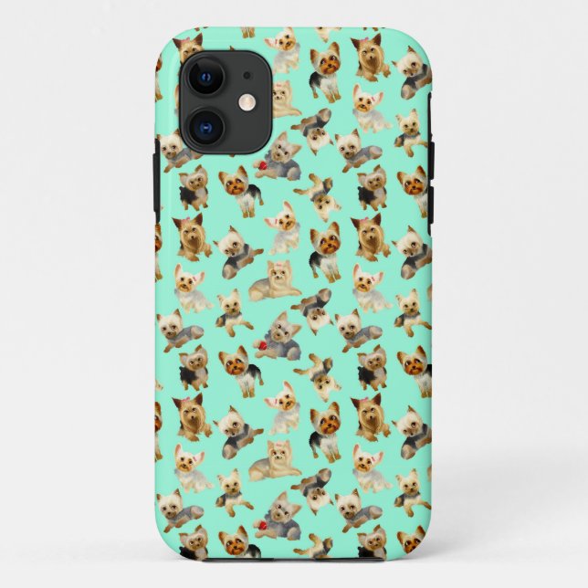 Capa Para iPhone 11 Amante de Yorkie (Verso)