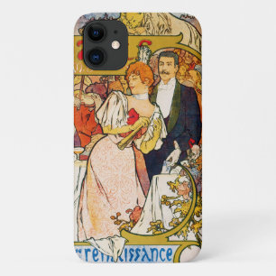 Capa Para iPhone 11 Amantes, Alphonse Mucha