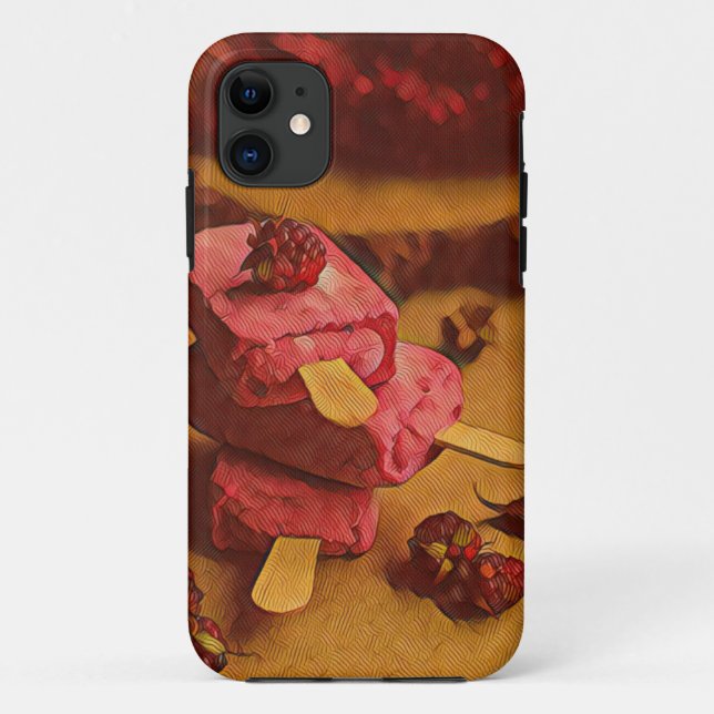 Capa Para iPhone 11 Amantes do sorvete de Verão (Verso)