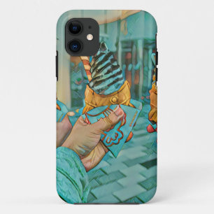 Capa Para iPhone 11 Amantes do sorvete de Verão