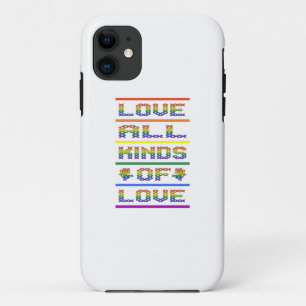 Capa Para iPhone 11 Amar todos os tipos de amor