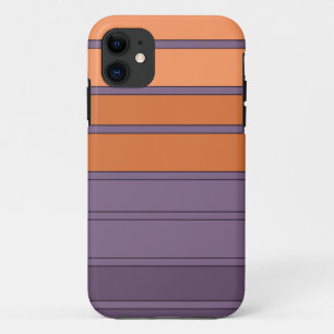 Capa Para iPhone 11 Amarelo com padrão listrado