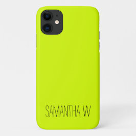 Capa Para iPhone 11 Amarelo Neon de alta visibilidade