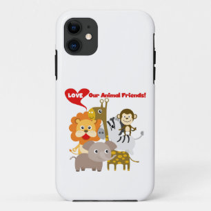 Capa Para iPhone 11 Ame nossos amigos animais