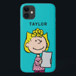 Capa Para iPhone 11 Amendoins | Sally<br><div class="desc">Sally é a amável irmã mais nova de Charlie Brown. Veja este design de amendoins bonitinho apresentando Sally possivelmente dando um relatório de livro.</div>