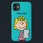 Capa Para iPhone 11 Amendoins | Sally<br><div class="desc">Sally é a amável irmã mais nova de Charlie Brown. Veja este design de amendoins bonitinho apresentando Sally possivelmente dando um relatório de livro.</div>