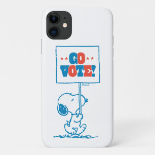 Capa Para iPhone 11 Amendoins Snoopy - Ir Sinal de Voto