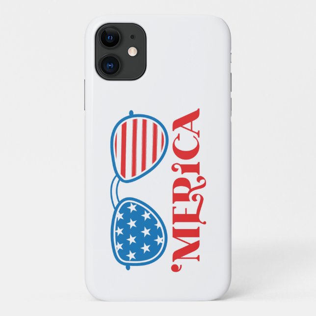 Capa Para iPhone 11 América Design 4 de Julho-32042 (Verso)