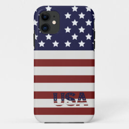 Capa Para iPhone 11 American Flag American USA Pattern