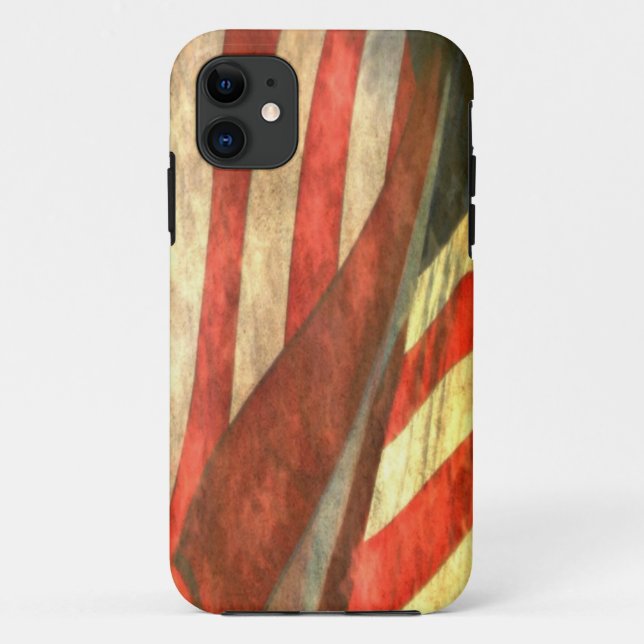 Capa Para iPhone 11 American Flag Apple (Verso)