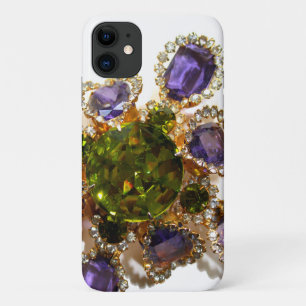 Capa Para iPhone 11 Ametista, Diamantes, Artesanais, Emeralds