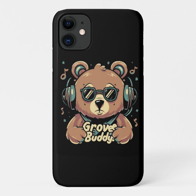 Capa Para iPhone 11 Amigo do groove (Verso)