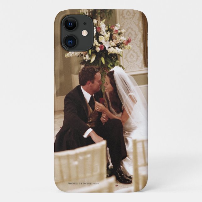 Capa Para iPhone 11 AMIGOS™ | Casada Chandler & Monica (Verso)