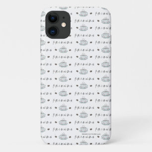 Capa Para iPhone 11 AMIGOS™ Padrão De Aquarela De Café
