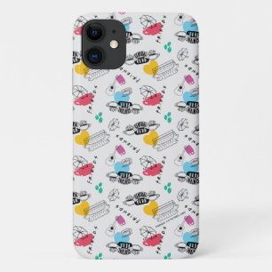 Capa Para iPhone 11 AMIGOS™  Padrão de Ícone